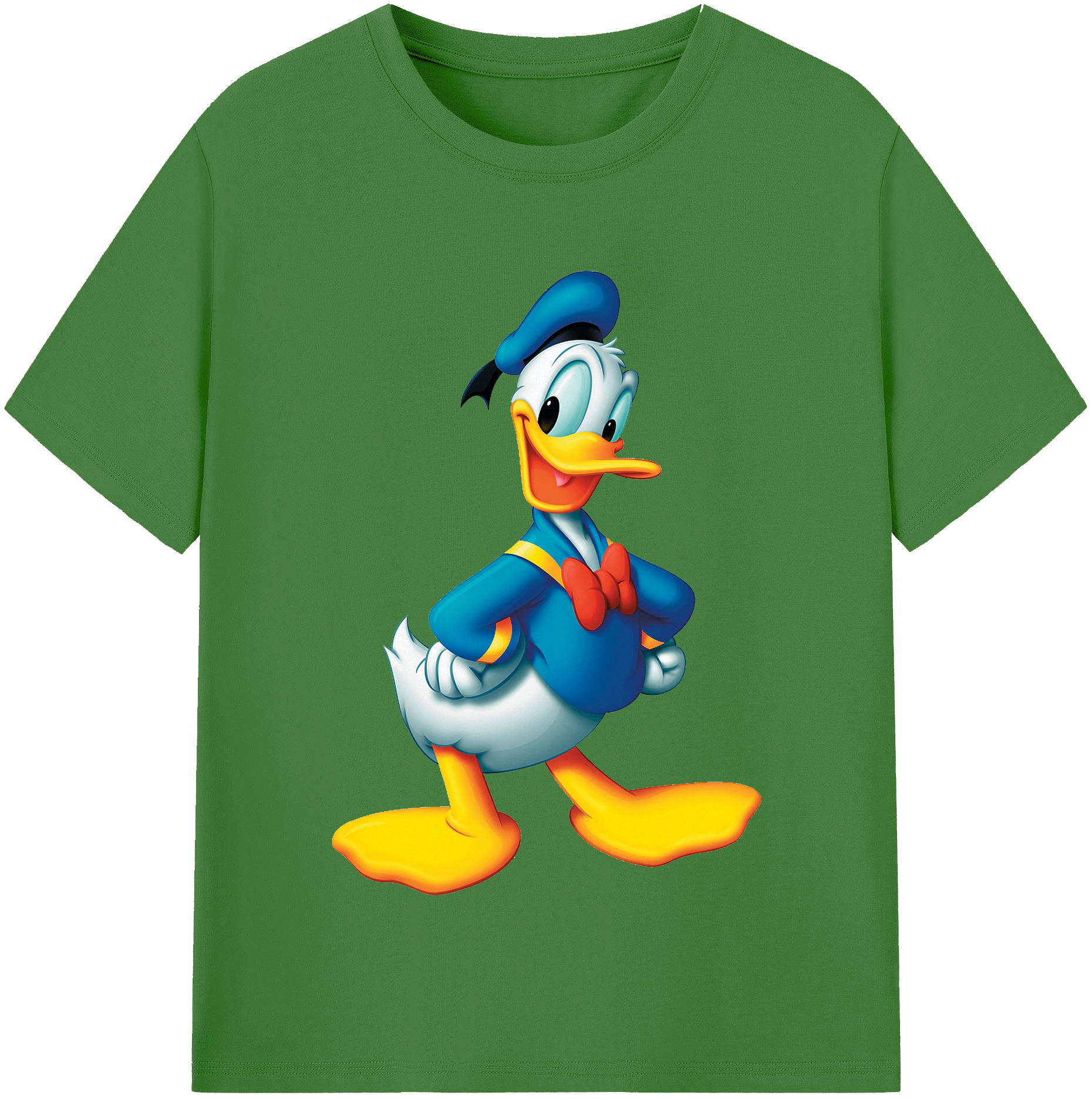 （画像用） ミッキーマウス Mickey Mouse レディースカジュアルプリントTシャツ（綿100％）